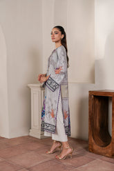 Resham Unstitched Cambric 3 Pcs Printed Suit D742